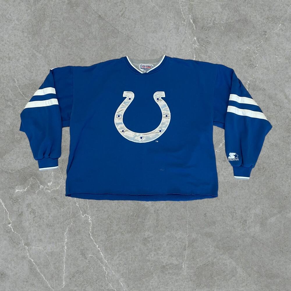 Cropped Boxy NFL Pro Line Starter Sweatshirt - Colts